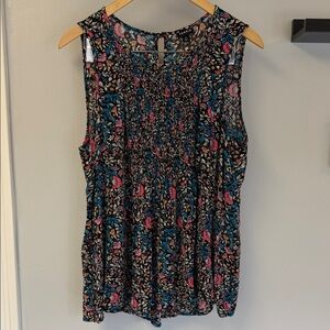 Torrid Floral Flowy Tank Top